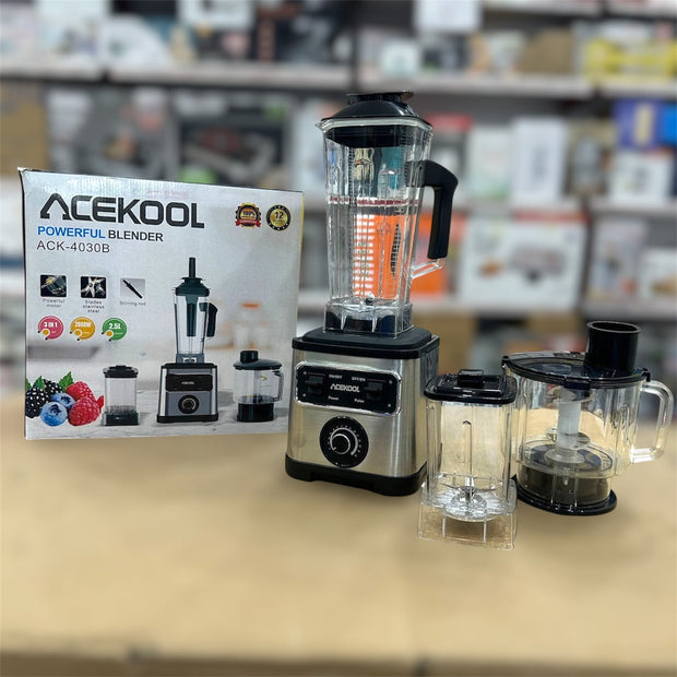 Acekool 3 in 1 Powerful Blender Set