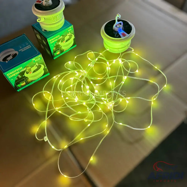 2-in-1 Camping Lamp with Fairy Lights