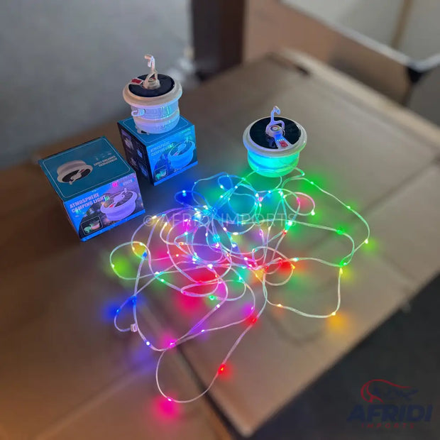 2-in-1 Camping Lamp with Fairy Lights