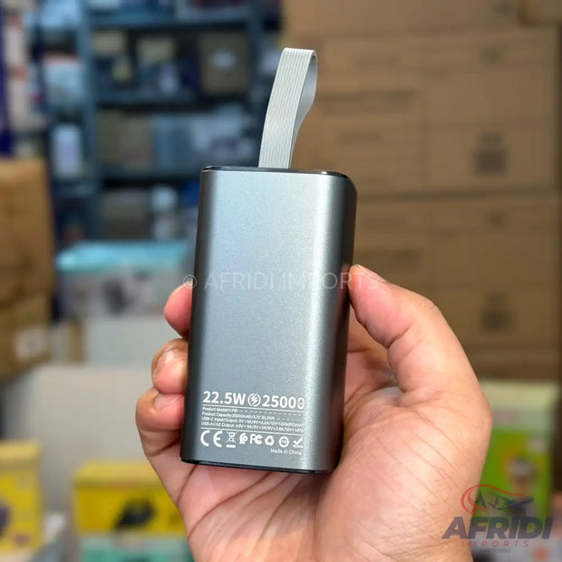 25,000mAH Power Bank P81 | 22.5W PD 20W | 1 Year Warranty