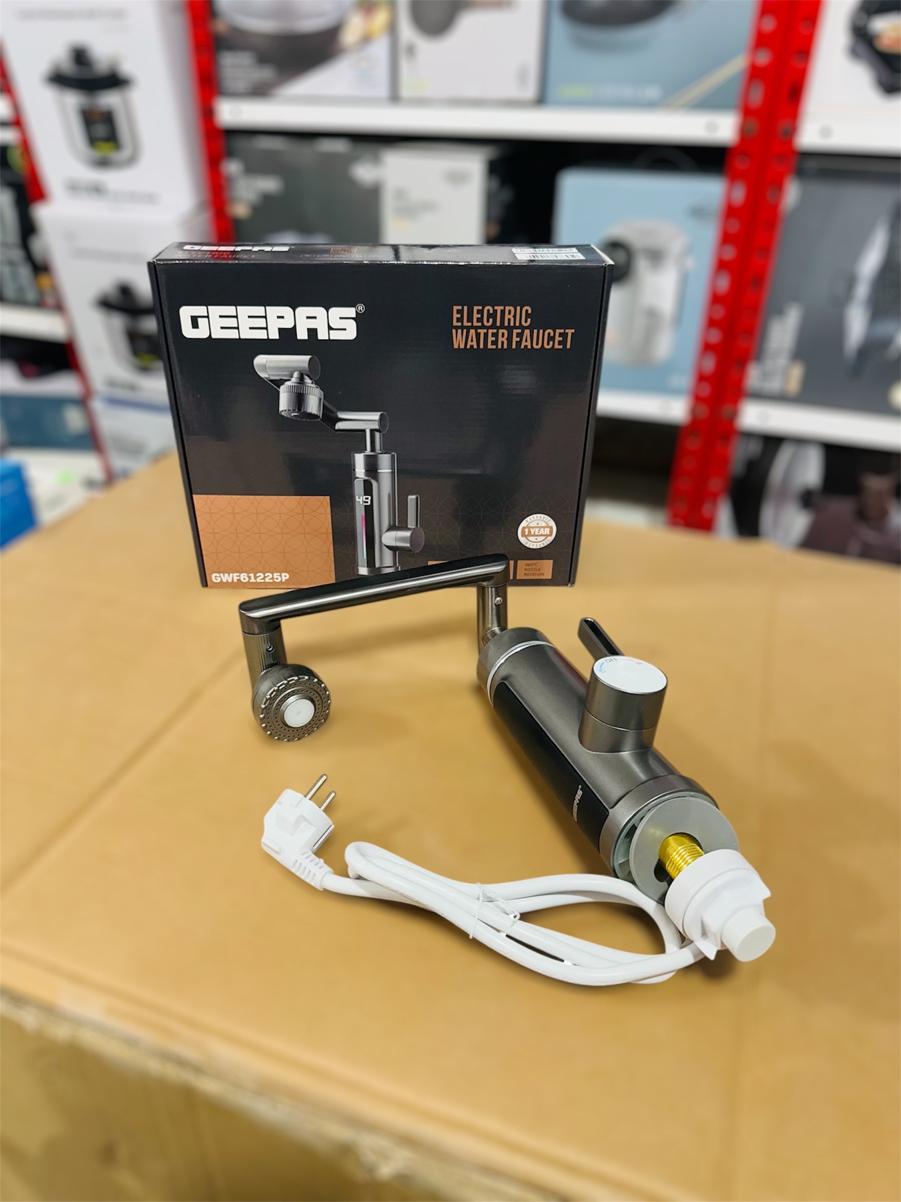 Geepas Adjustable Electric Faucet GWF61225P