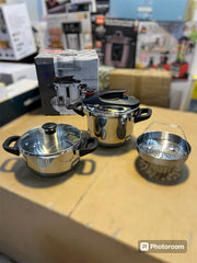 Unique Germany Branded 3in1 Stanless Steel Automatic Pressure Cooker