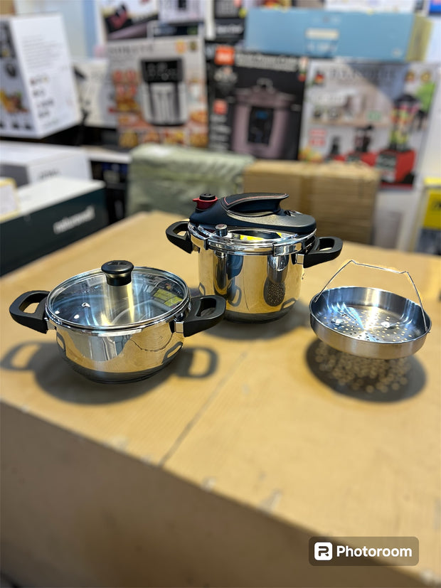 Unique Germany Branded 3in1 Stanless Steel Automatic Pressure Cooker