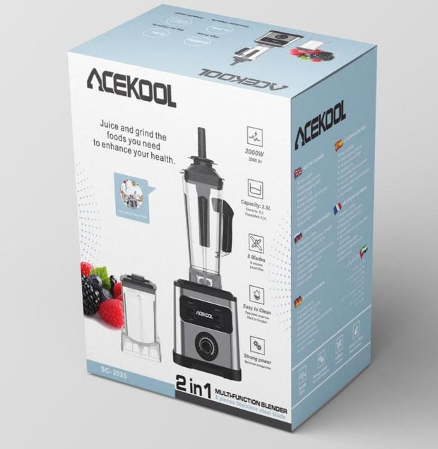 Acekool 2in1 Powerful Blender Set