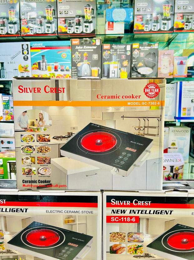 Germany Lot Imported Silver Crest Ceramic Infrared Cooker