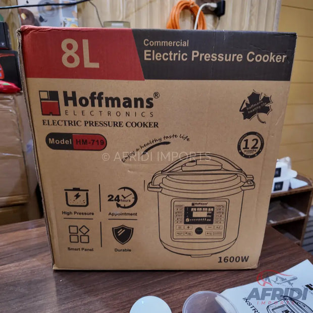 Hoffmans 8L Electric Pressure Cooker - German Lot